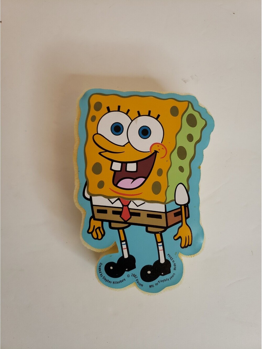 Spongebob Squarepants Sponge Vintage 2002 Nickelodeon
